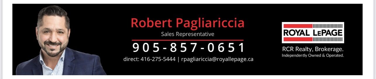 Robert Pagliariccia I Real Estate Representative I Royal LePage